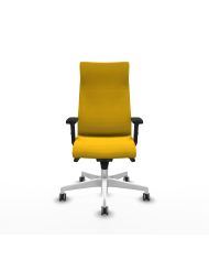 Silla Ergonómica Albacete dirección sincro bali brazos 2D base blanca ruedas 65 engomadas