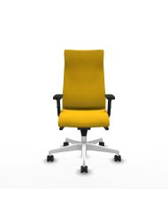 Silla Ergonómica Albacete dirección sincro bali brazos 2D base blanca ruedas 65 nailon