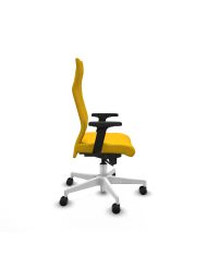 Silla Ergonómica Albacete dirección sincro bali brazos 2D base blanca ruedas 65 nailon