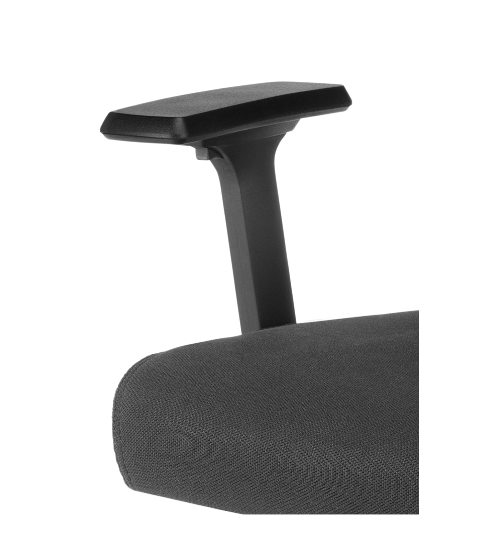 Silla de Oficina SIDNEY de Euromof en acabado negro, uso recomendado 8 horas-4 Silla de Oficina SIDNEY de Euromof en acabado negro, uso recomendado 8 horas-4