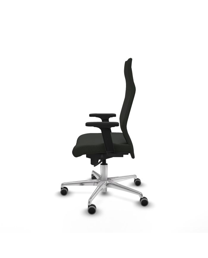 Silla Ergonómica Albacete dirección sincro bali brazos 2D base aluminio ruedas 65 engomadas