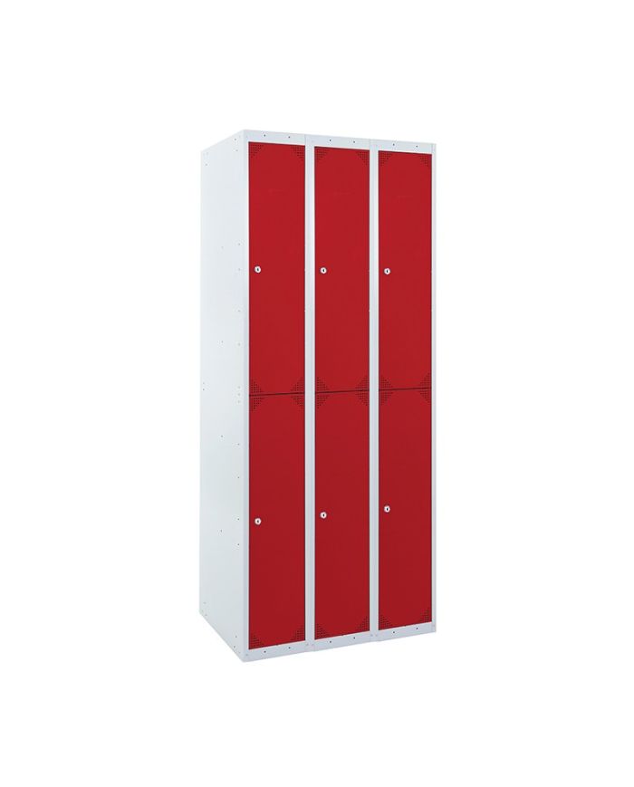 TAQUILLA BD 250 2 PUERTAS 3 MÓDULOS ROJO