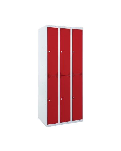 TAQUILLA BD 300 2 PUERTAS 3 MÓDULOS ROJO