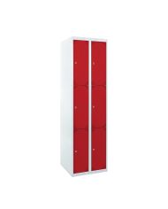 TAQUILLA BD 400 3 PUERTAS 2 MÓDULOS ROJO