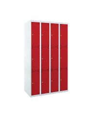 TAQUILLA BD 300 3 PUERTAS 4 MÓDULOS ROJO