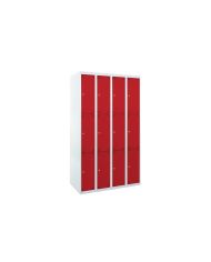 TAQUILLA BD 300 3 PUERTAS 4 MÓDULOS ROJO