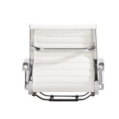 Pack Sillas Oficina LONDRES compuesto por 1 sillón alto + 2 sillones fijos, blanco