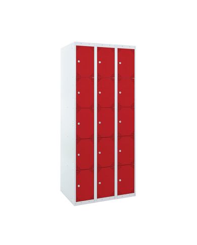 TAQUILLA BD 400 5 PUERTAS 3 MÓDULOS ROJO