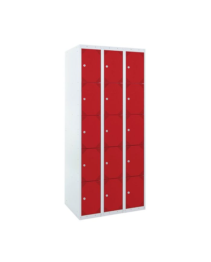 TAQUILLA BD 400 5 PUERTAS 3 MÓDULOS ROJO