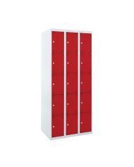 TAQUILLA BD 400 5 PUERTAS 3 MÓDULOS ROJO