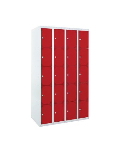 TAQUILLA BD 300 5 PUERTAS 4 MÓDULOS ROJO