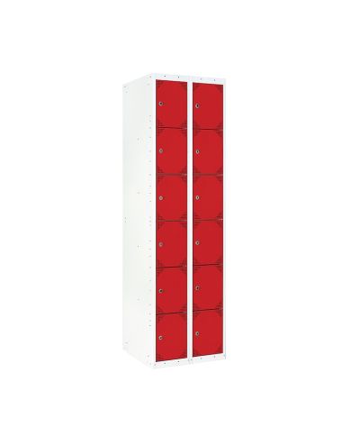 TAQUILLA BD 400 6 PUERTAS 2 MÓDULOS ROJO