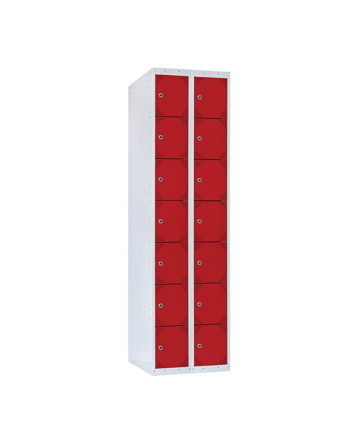 TAQUILLA BD 400 7 PUERTAS 2 MÓDULOS ROJO