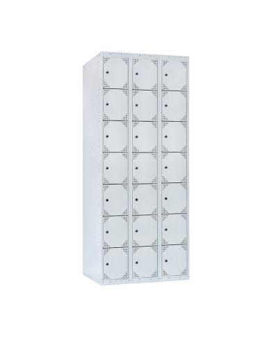 TAQUILLA BD 250 7 PUERTAS 3 MÓDULOS GRIS