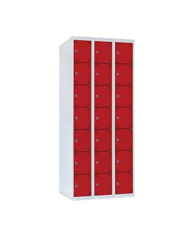 TAQUILLA BD 250 7 PUERTAS 3 MÓDULOS ROJO