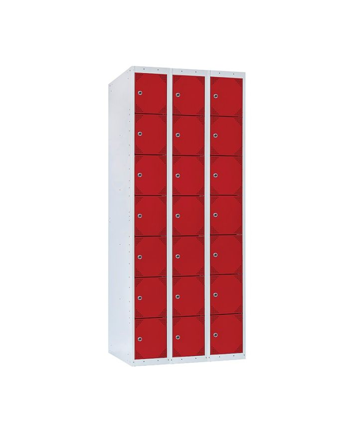 TAQUILLA BD 250 7 PUERTAS 3 MÓDULOS ROJO