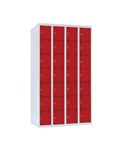 TAQUILLA BD 300 7 PUERTAS 4 MÓDULOS ROJO