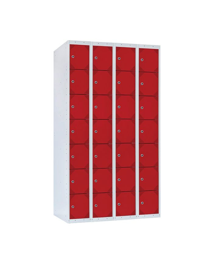TAQUILLA BD 300 7 PUERTAS 4 MÓDULOS ROJO