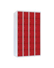 TAQUILLA BD 300 7 PUERTAS 4 MÓDULOS ROJO