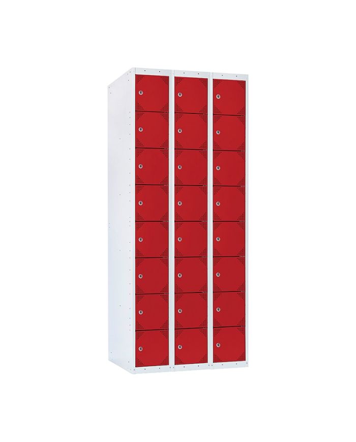 TAQUILLA BD 300 8 PUERTAS 3 MÓDULOS ROJO
