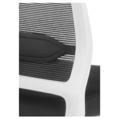 Silla de Oficina SIDNEY de Euromof en acabado blanco, uso recomendado 8 horas