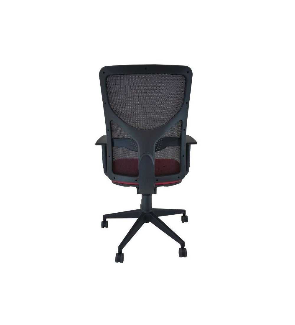 Silla ergonómica de oficina modelo LUMBARIS, con brazos regulables