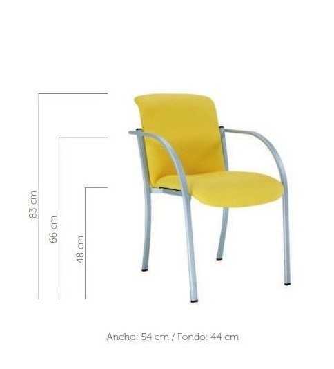 Silla confidente modelo GUS de Vincolo