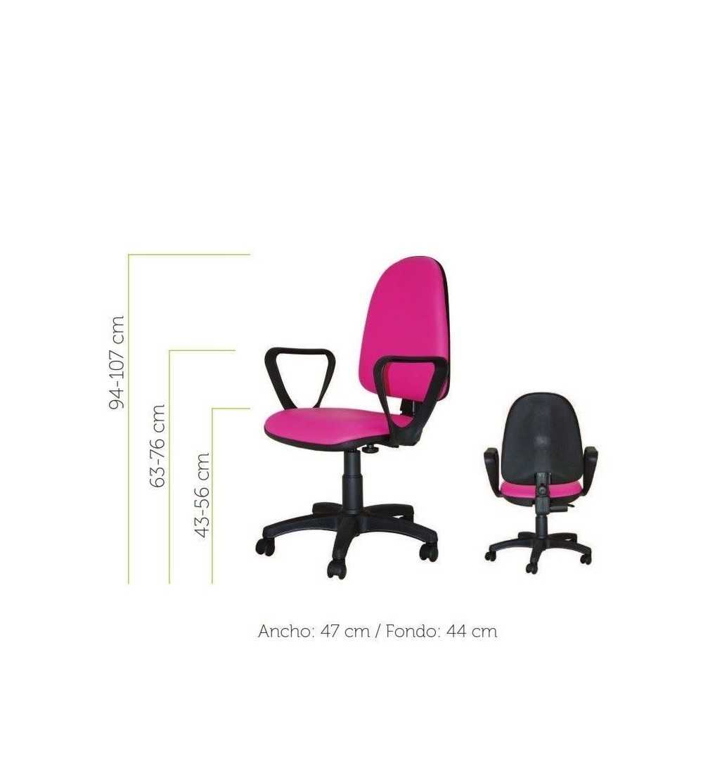 Silla de oficina modelo STABILITE, con brazos