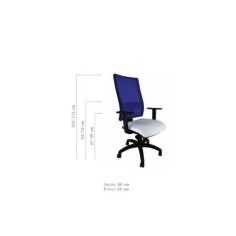 Silla ergonómica de oficina modelo DIPLOMATIX
