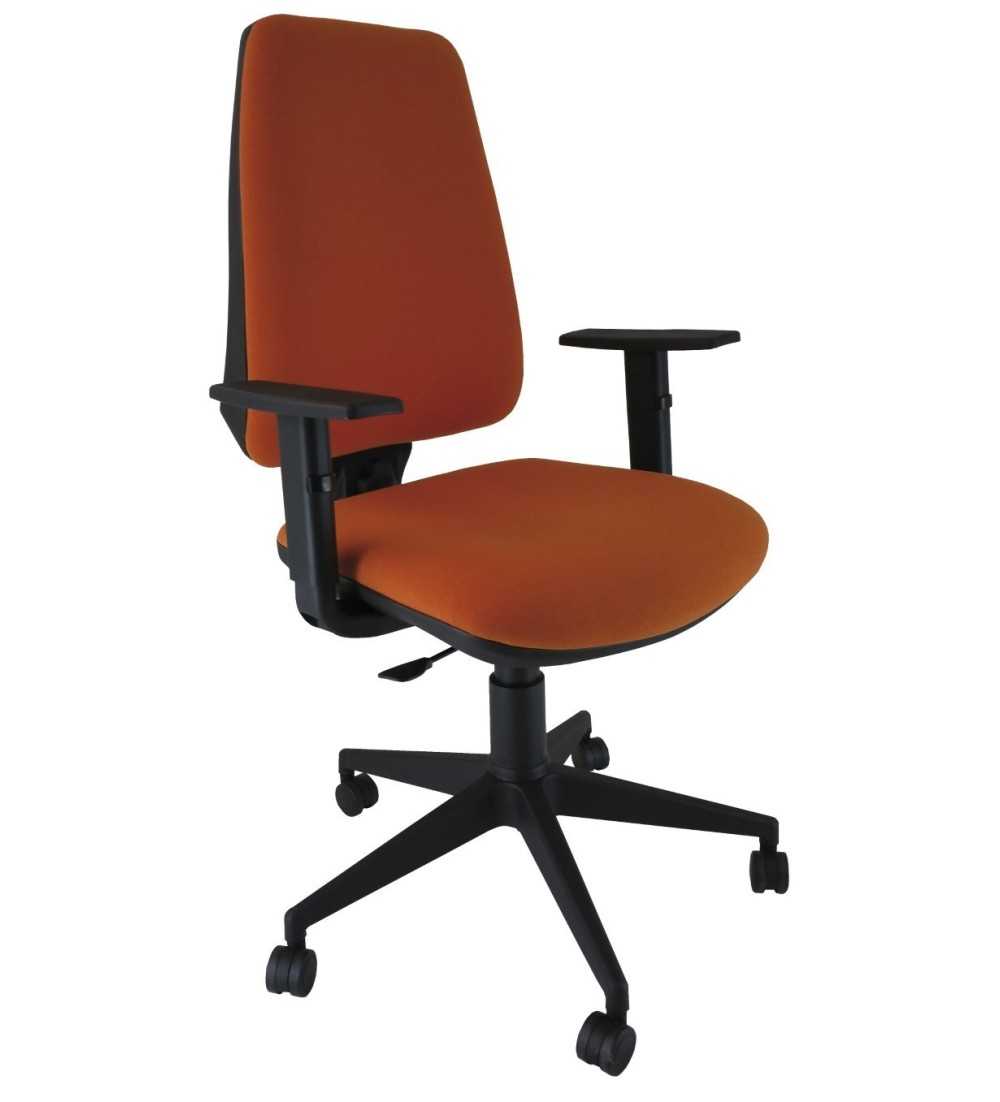 Silla ergonómica de oficina modelo EQUIS de Vincolo, con brazos, contacto permanente
