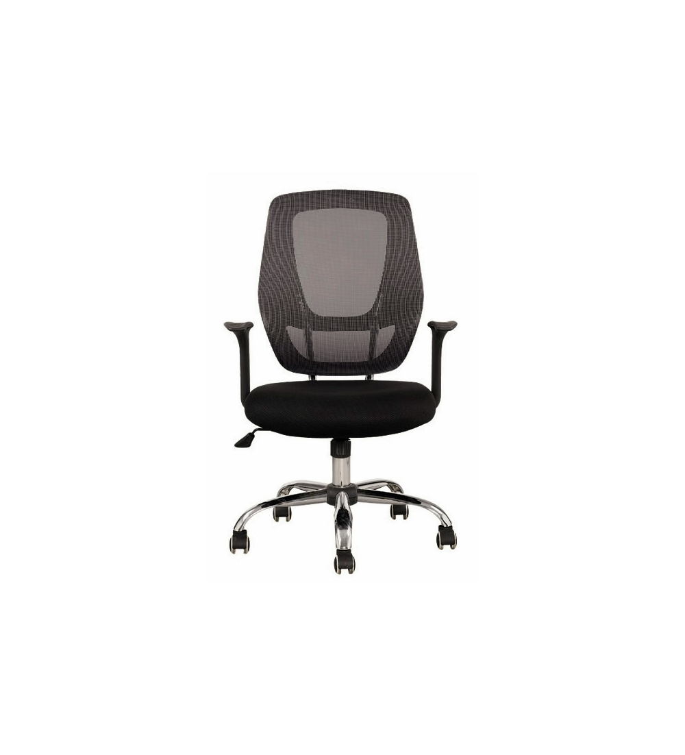 Silla de Oficina GENOVA de Euromof en acabado negro, uso recomendado 8 horas-2 Silla de Oficina GENOVA de Euromof en acabado negro, uso recomendado 8 horas-2