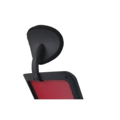 Silla ergonómica de oficina modelo LUMBARIS, con cabezal, brazos regulables