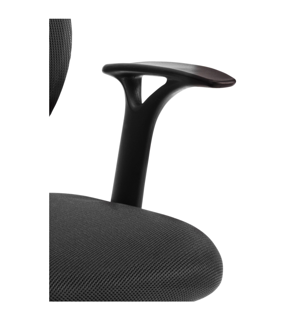 Silla de Oficina GENOVA de Euromof en acabado negro, uso recomendado 8 horas-4 Silla de Oficina GENOVA de Euromof en acabado negro, uso recomendado 8 horas-4
