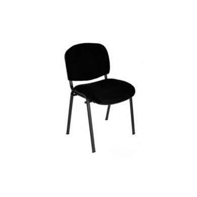 Silla confidente modelo FISSA de Vincolo, tapizada, calidad superior, estructura negra Silla confidente modelo FISSA de Vincolo, tapizada, calidad superior, estructura negra