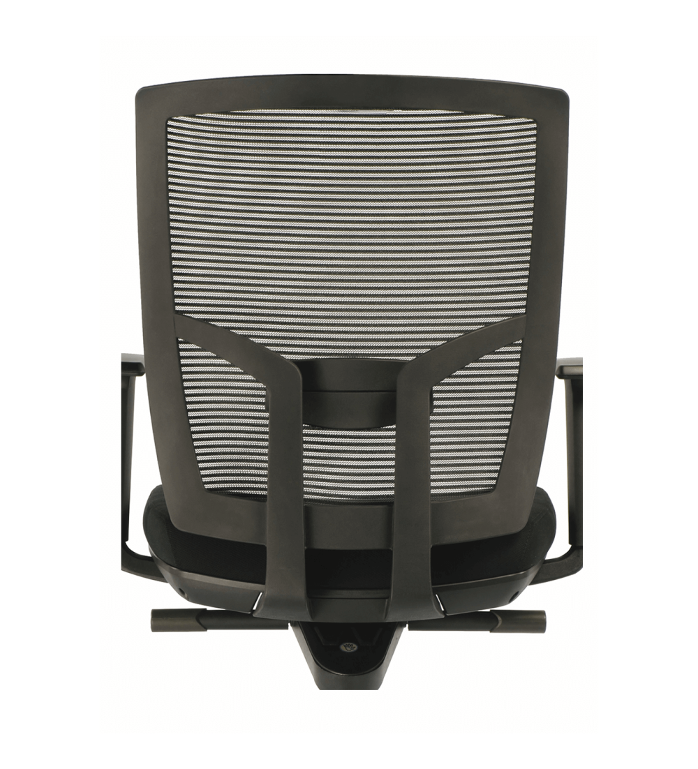 Silla de Oficina CHICAGO de Euromof en acabado negro, uso recomendado 8 horas-5 Silla de Oficina CHICAGO de Euromof en acabado negro, uso recomendado 8 horas-5