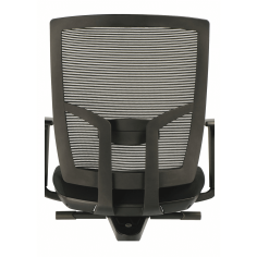 Silla de Oficina CHICAGO de Euromof en acabado negro, uso recomendado 8 horas