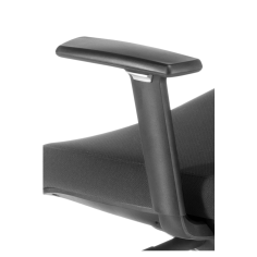 Silla de Oficina CHICAGO de Euromof en acabado negro, uso recomendado 8 horas