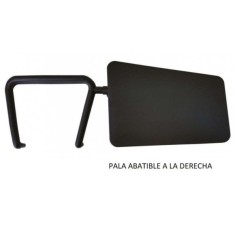 Silla confidente modelo ACCOMMODA, tapizada, con pala derecha, calidad superior