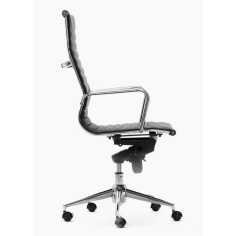 Silla de oficina LONDRES de Euromof, en acabado polipiel negro Silla de oficina LONDRES de Euromof, en acabado polipiel negro