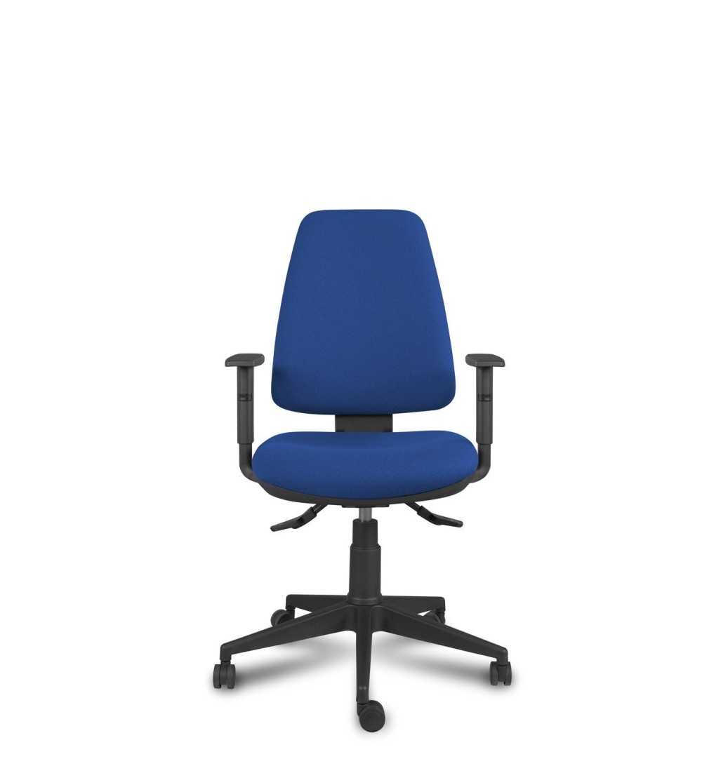 Silla ergonómica de oficina modelo  ERGOFLEXA, con brazos regulables