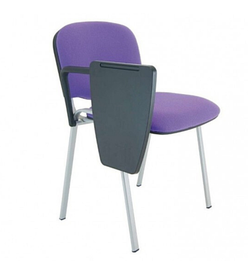 Silla confidente modelo ACCOMMODA, tapizada, con pala derecha, calidad superior