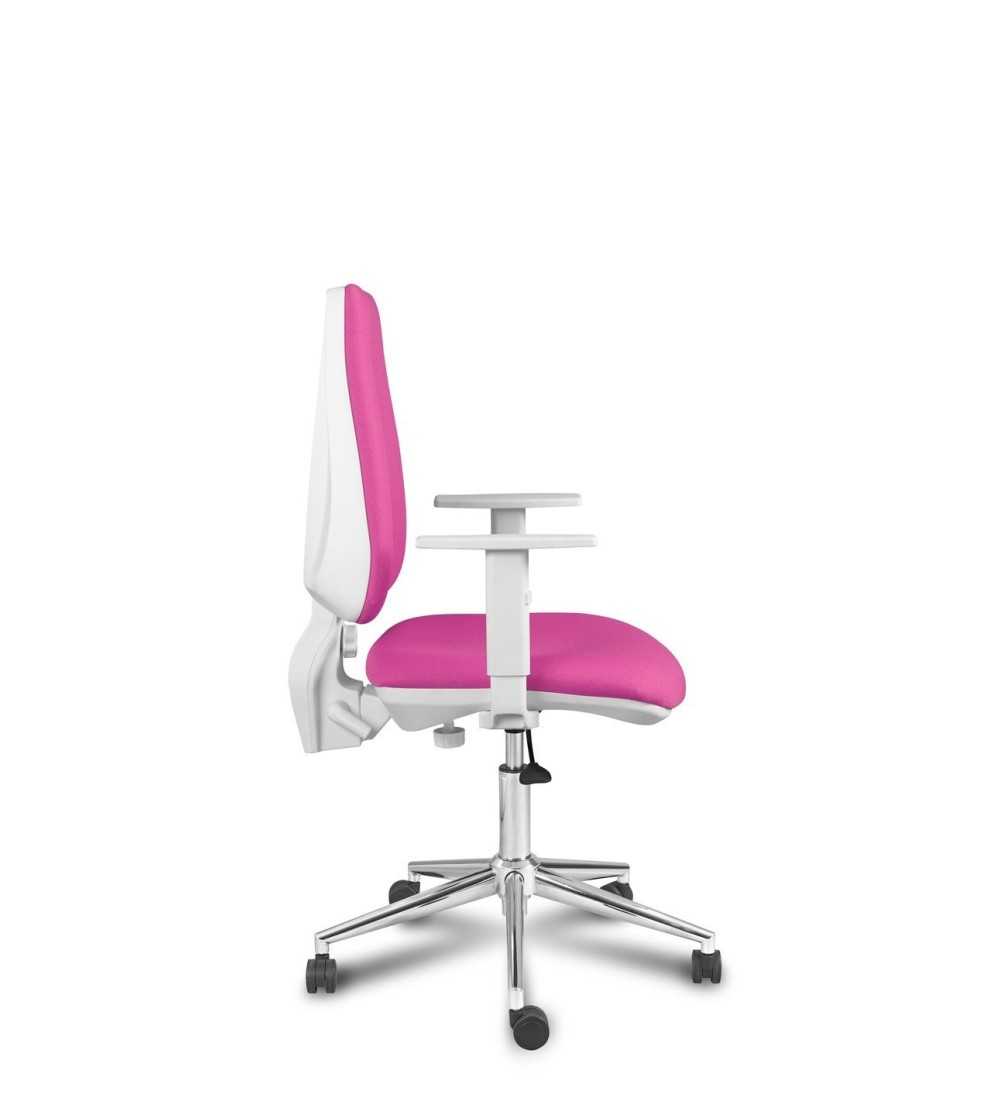 Silla Operativa ergonómica EQUIS WHITE de Vincolo brazos regulables