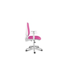 Silla ergonómica de oficina modelo ERGOFLEXA White, con brazos regulables