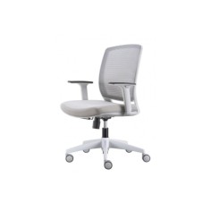 Silla ergonómica de oficina modelo FLEXORA  Grey, brazos regulables
