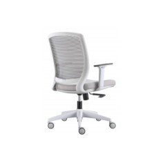 Silla ergonómica de oficina modelo FLEXORA  Grey, brazos regulables