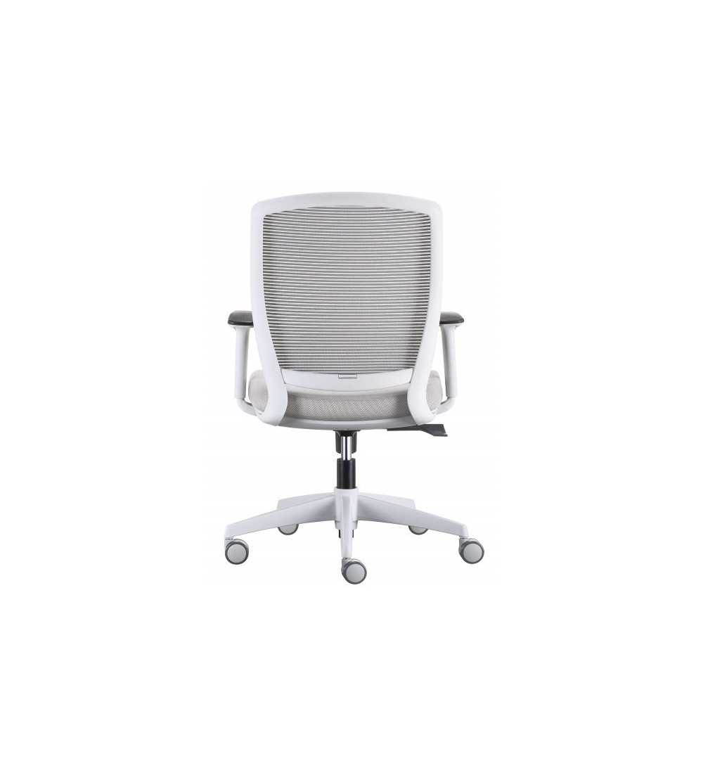Silla ergonómica de oficina modelo FLEXORA  Grey, brazos regulables
