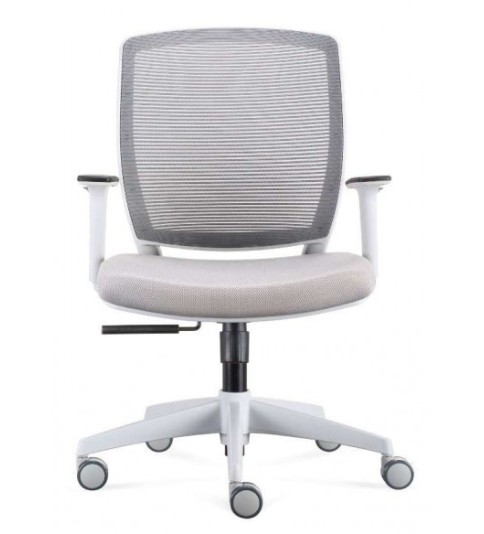 Silla ergonómica de oficina modelo FLEXORA  Grey, brazos regulables