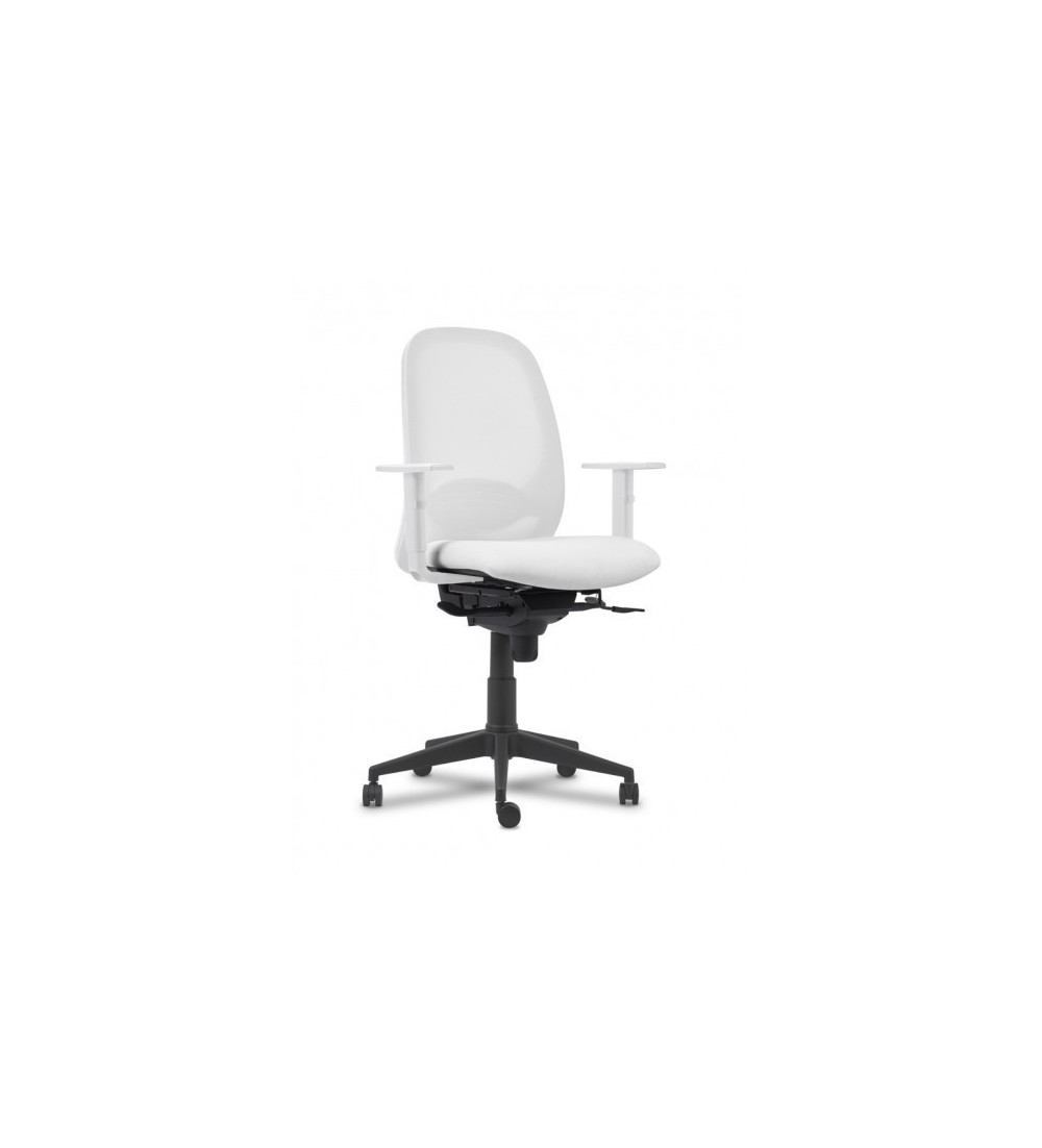 Silla Operativa ergonómica Adara White de Vincolo brazos regulables