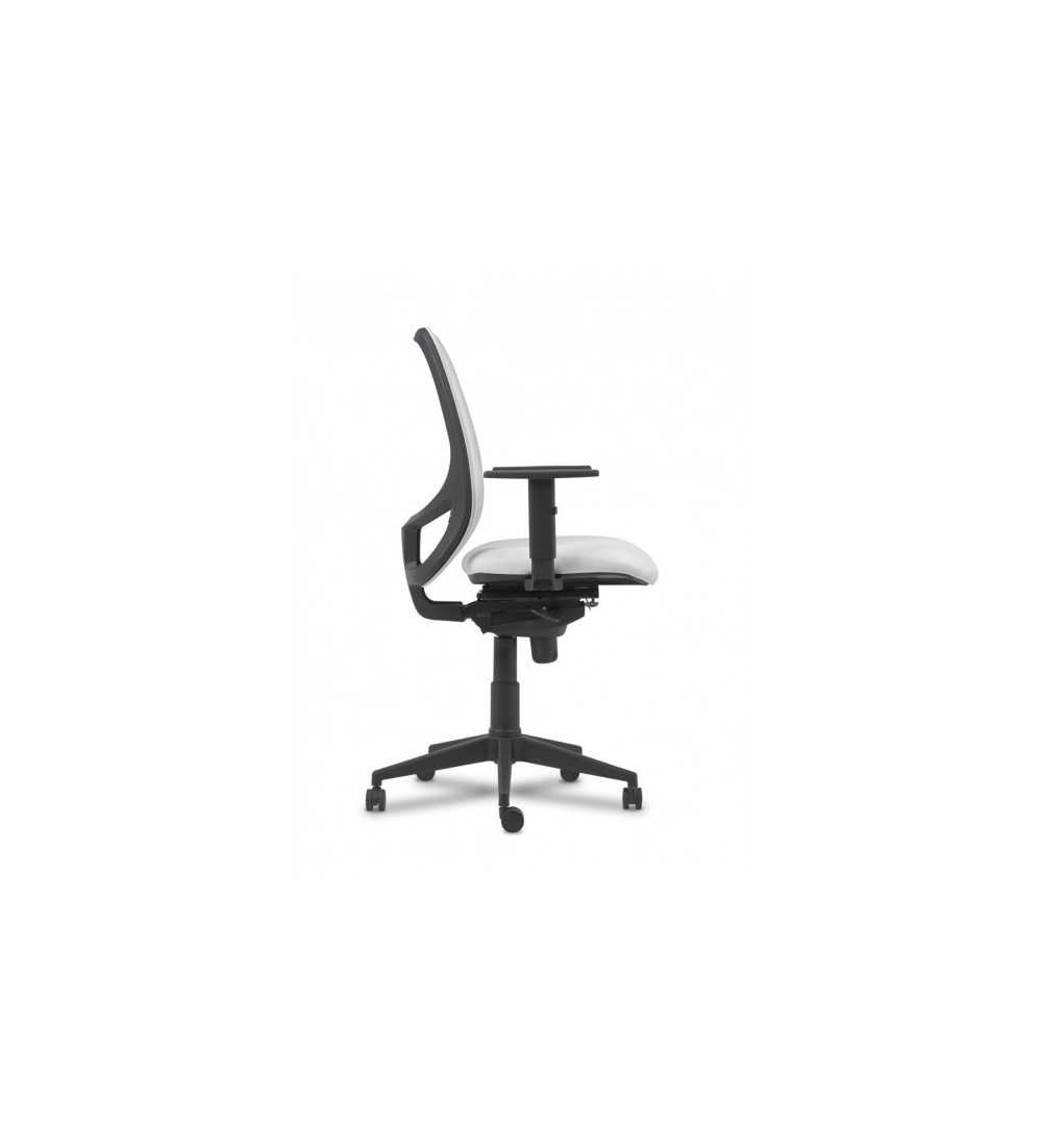 Silla ergonómica de oficina modelo SPINEZONE negra, brazos regulables