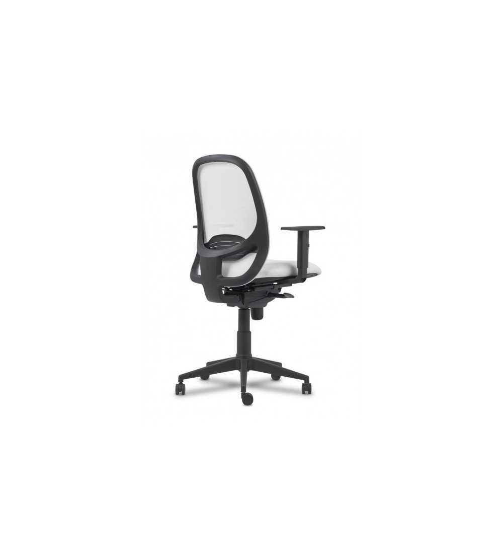 Silla ergonómica de oficina modelo SPINEZONE negra, brazos regulables